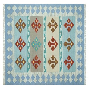 Alfombra de Lana Hecha a Mano de Alta Densidad para Sala de Estar, Moderna y Lujosa, Antibacteriana, Antideslizante, de Pelo Corto, Diseño Artesanal, al Mejor Precio - Product Image 2