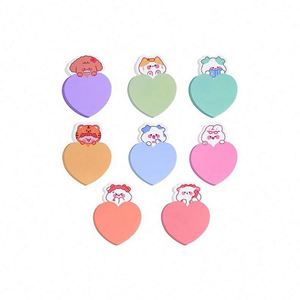 Mignons blocs-notes adhésifs personnalisés en forme d'animaux de dessin animé, mémos autocollants pour étudiants, bureau à domicile, camarades de logement, cadeaux, fournitures de bureau - Product Image 1