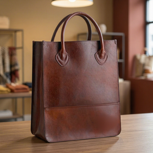 Sac à main en cuir véritable pour femme à prix abordable, personnalisable, de luxe, très vendu, de haute qualité, imperméable, avec fermeture éclair et logo brodé - Product Image 4