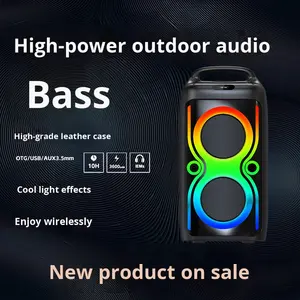 ลำโพงพกพาออลอินวันขนาด 6.5 นิ้ว สำหรับการถ่ายทอดสด คาราโอเกะกลางแจ้ง และการร้องเพลงริมทาง พลังงานสูงและอายุการใช้งานแบตเตอรี่ยาวนาน - Product Image 4