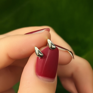 Stud Earrings 316L Stainless Steel PVD Gold Plating Sustainable Resistant Fashion Jewelry - Product Image 3