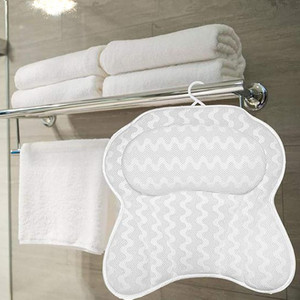 BBCare Extra Large Oreiller <span class=keywords><strong>de</strong></span> <span class=keywords><strong>Bain</strong></span> Papillon avec 6 Ventouses Fortes 4D Matériel Spa <span class=keywords><strong>Coussin</strong></span> <span class=keywords><strong>de</strong></span> <span class=keywords><strong>Bain</strong></span> pour Baignoire Camping En Plein Air Voyage - Product Image 5