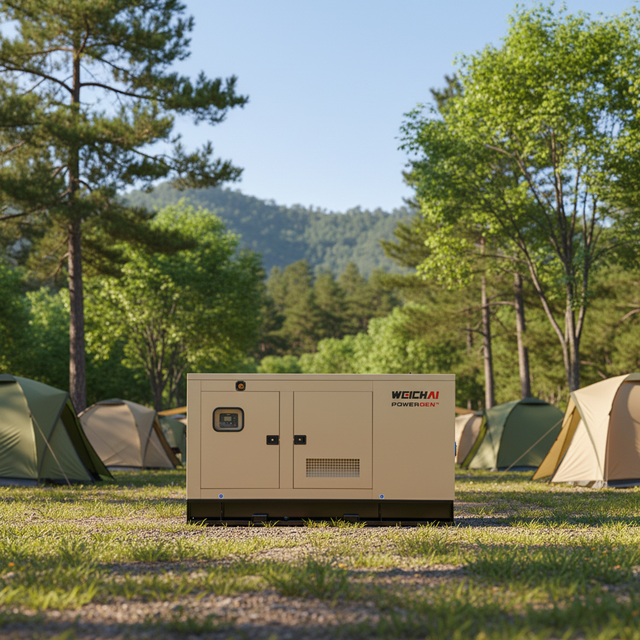 Portable Diesel Generator Sets AC Three Phase 32KW 40KVA 380V Silent Open Frame 60/50Hz ATS Remote Control