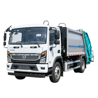 Camion à ordures compacteur à chargement arrière de 12 mètres cubes Dongfeng Forland pour l'assainissement municipal