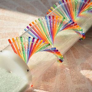 Bâton de pluie Style adn Pitch parfait Thérapie par le son Couleur arc-en-ciel Instruments de guérison par le son Produits à quartz Cadeaux spirituels - Product Image 2