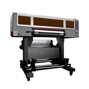 60cm uv dtf printer roll A B film printing sticker for leather canvas plastic bottle pen 3d uv dtg film printer