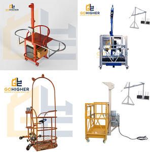 Plataforma Elevadora <span class=keywords><strong>Exterior</strong></span> Góndola Semipermanente Ventana limpia Plataforma DE TRABAJO suspendida única Columpios completos para pintores - Product Image 3