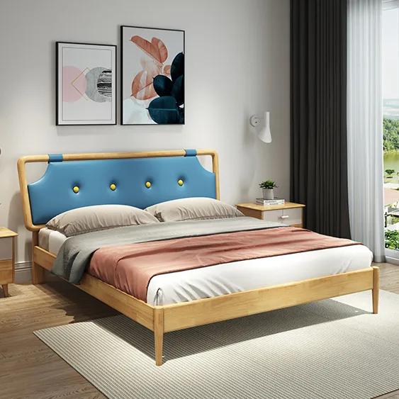 Foshan fabbrica di mobili en legno massello diseño nordico por mobili camera da letto pi recente