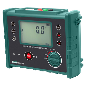FR3025E Mesureur de résistance d'isolement numérique Testeur d'ohms Mégohmmètre 5000V avec affichage numérique - Product Image 2