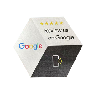 การ์ดรีวิว Google ไม้กับ NFC-ปล่อยให้เราตรวจสอบได้อย่างง่ายดาย - Product Image 1