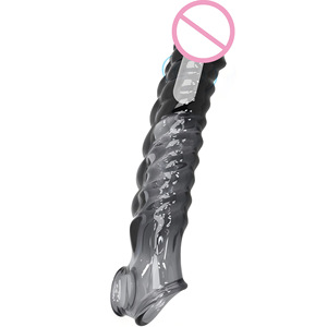 <span class=keywords><strong>Anneau</strong></span> <span class=keywords><strong>vibrant</strong></span> <span class=keywords><strong>réutilisable</strong></span> en TPE pour pénis, manchon d'agrandissement du pénis pour stimulation du couple, vibrateur de point pour homme - Product Image 6