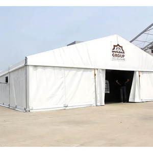 Grande Tenda per Eventi Moderna in PVC, Lussuoso Spazio per Feste 40x100, Tenda Mobile per Matrimoni da 300 Posti, Struttura Metallica per Eventi all'Aperto - Product Image 6