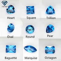 1.5*3-8*16mm facettes cut marquise cut 113 # bleu spinelle pierres précieuses en vrac marquise forme synthétique spinelle bleu 120 # spinelle pierres précieuses