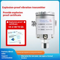 Capteur transmetteur de vibration et d'accélération intégré 4-20mA 24V pour moteur, ventilateur, pompe, compresseur IP65 ATEX OEM
