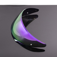 Visière de remplacement HJ38 compatible avec les casques intégraux HJC I71 I11 F71, résistante à la pluie et aux UV, en polycarbonate, accessoires pour moto