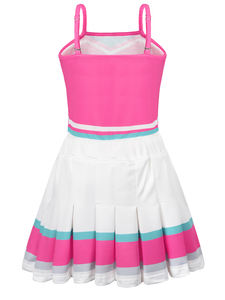 Filles <span class=keywords><strong>Zombie</strong></span> <span class=keywords><strong>Cheerleader</strong></span> Costume Toddler Zombies Addison Halloween Robe Cheer Jarretelles Jupe Plissée Costumes - Product Image 5