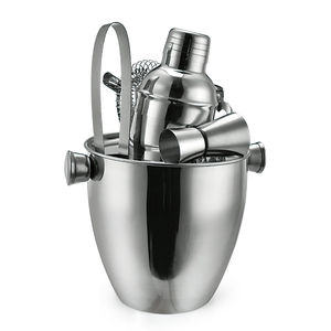 Shaker à cocktails en acier inoxydable de luxe écologique personnalisé de 350 ml, seau à glace de 1500 ml, accessoires de bar, directement de l'usine - Product Image 1