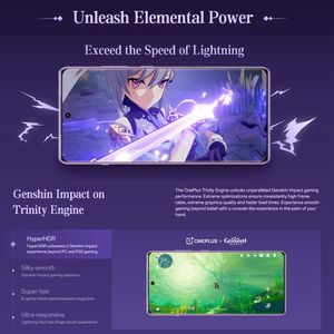 Nuevo Original 2024, OnePlus Ace 3 Genshin Impact, 16GB+512GB, 6.78 Pulgadas, ColorOS 14.0, NFC, Teléfonos Móviles - Product Image 6