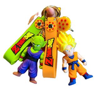 Vente en gros Porte-clés Anime <span class=keywords><strong>Dragon</strong></span> Mignon Boule Porte-clés Caoutchouc Mignon Porte-clés en silicone - Product Image 2