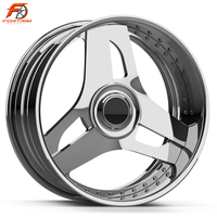 Jantes forgées chromées à trois branches, nouveau style, 2 pièces, 17 18 19 20 21 22 24 pouces, 5x114.3 5x112 5x130 pour Porsche Lexus
