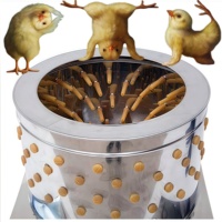 Plumeuse industrielle à poulet 110/220V, moteur haute vitesse, pour l'épluchage des plumes, traitement avicole à grande échelle, 1000 plumes/heure, occasion
