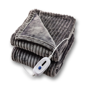 European <strong>UK</strong> Market Online shop hot Sale Electronic Blanket Soft Striped Flannel electronic blanket <strong>Heated</strong> Over blanket <strong>Throw</strong> - Product Image 1