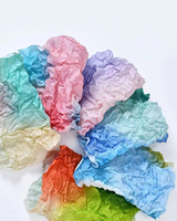 Papier de soie coréen arc-en-ciel pour emballage de fleurs, papier de soie floral de créateur pour bouquets, papier de soie d'emballage floral dégradé