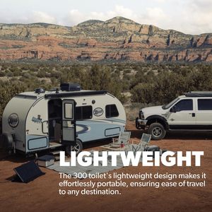 Toilettes portables série 300, design moderne en panneaux sandwich, écologiques, pour utilisation publique en extérieur et dans les parcs - Product Image 5