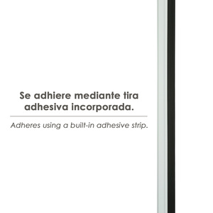 Guarnizione per porta in PVC bianco con gomma, 1 metro - Product Image 3