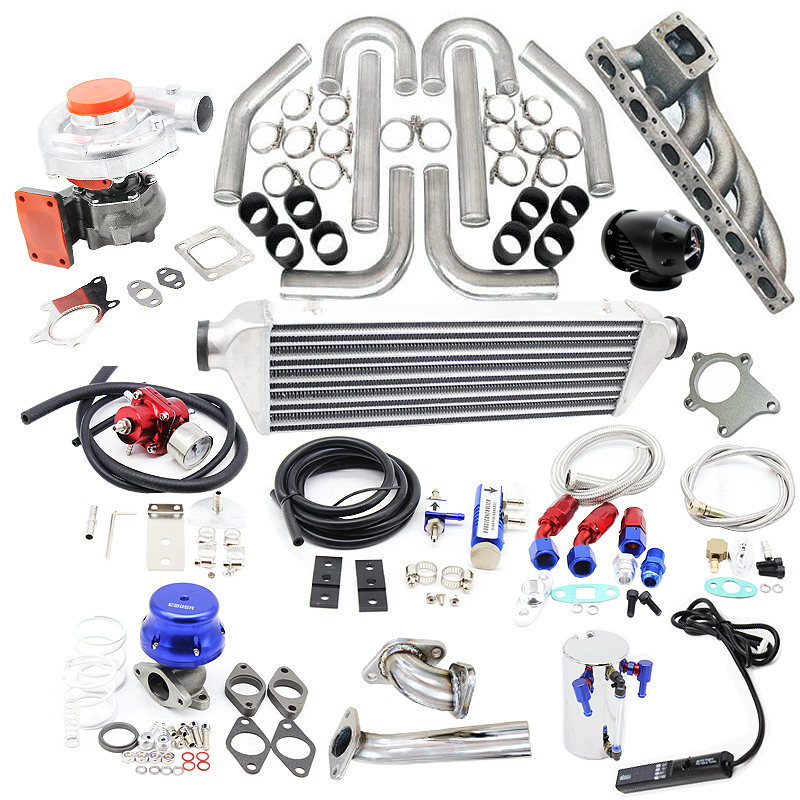 Turbo-Kits für BMW 323I 325I 328I E36 E46 V6 M50B25 M52B25 B54 B56 S50 T04E T3 T3/T4 turbo Kit