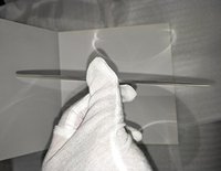 Feuille de lentille Fresnel linéaire en acrylique de 1 mètre pour concentrateur solaire, qualité optique