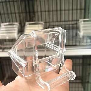 Comedero para Pájaros, Loros y Canarios, de Gran Capacidad, Resistente a Caídas y Salpicaduras, con Caja Extraíble para Alimentos - Product Image 1