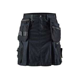 BLAKLADER - 718011478999C48 Women's craftsman <b>skirt</b> with stretch <b>Navy</b> blue/Black - EAN 7330509800591 WORK TROUSERS WORK SHORTS - Product Image 1