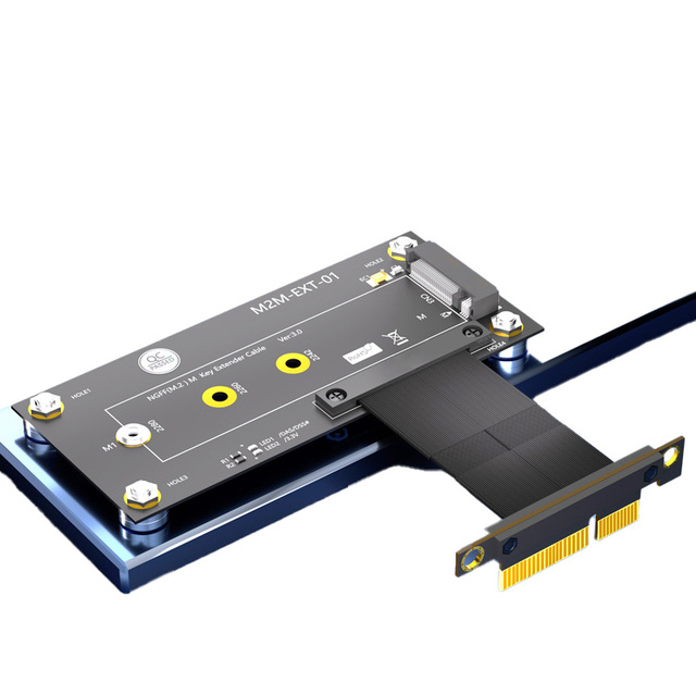 Customized G-KARVE DR2359 NVME SSD to PCI-E Extension Cable with Copper Conductor PVC Insulation Certified for Industrial Use