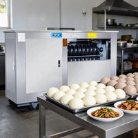 Multifunctionele automatische brooddeegmachine met deegdeler & -ronder, roestvrij staal, food grade kookapparatuur