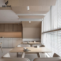 Ensemble de mobilier de restaurant moderne en bois massif de qualité supérieure avec tables de salle à manger et packs de sièges pour hôtels - Solution tout-en-un