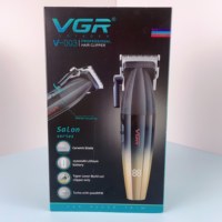Tondeuse à cheveux professionnelle rechargeable Vgr V-003 9000 tr/min pour hommes, salon de coiffure