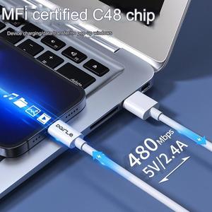 USBA de carga rápida de <span class=keywords><strong>8</strong></span> pines certificado MFI <span class=keywords><strong>original</strong></span> a velocidad de iluminación <span class=keywords><strong>Cable</strong></span> de <span class=keywords><strong>cargador</strong></span> de transferencia de datos adecuado para dispositivos <span class=keywords><strong>Iphone</strong></span> - Product Image 5