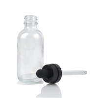 Flacons en verre dépoli transparents de 30 ml et 60 ml, écologiques, pour sérum cosmétique, personnalisables, vides, de luxe, pour huile essentielle capillaire, mascara et gouttes pour les yeux