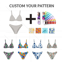 Maillot de bain deux pièces en satin uni, style Baudeau, tendance euro-américaine, pour femme, extensible et écologique, de la marque Beachwear Factory