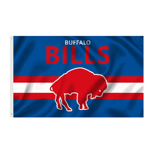 Entrega Rápida, Banderas Personalizadas de la <span class=keywords><strong>NFL</strong></span> de 3x5 Pies con Diseño de los Viejos <span class=keywords><strong>Buffalo</strong></span> Bills - Product Image 1