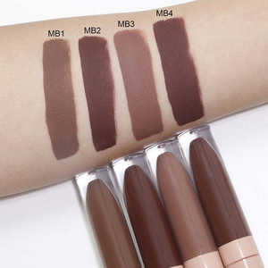 Lápiz Labial Líquido Mate Personalizado al por Mayor, <span class=keywords><strong>de</strong></span> Marca Privada, Altamente Pigmentado, Resistente al Agua, No Pegajoso, Vegano, Libre <span class=keywords><strong>de</strong></span> Crueldad, con Protección Solar - Product Image 1