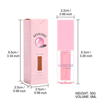 Huile à lèvres liquide scintillante de nouvelle conception, OEM avec parfum, étiquette privée, logo personnalisé, vente en gros