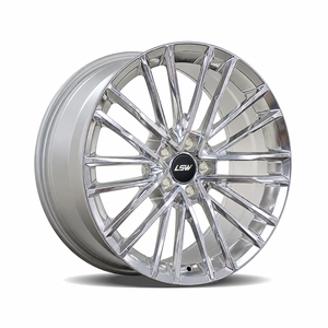 LS8124 5x112 5x120 5x114.3 18‑22 นิ้ว 6061‑T6 ล้ออะลูมิเนียมฟอร์จขัดเงาแบบกำหนดเอง ET CB สำหรับ BMW Audi Mercedes - Product Image 1