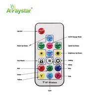 Mini contrôleur LED RGB PWM sans fil RF, télécommande à 17 touches, variateur 1 canal 6A pour changer les bandes lumineuses LED, DC 5V-24V