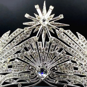 2025 Miss Universo Tailandia Filipinas aleación Rhinestone belleza reina <span class=keywords><strong>coronas</strong></span> para desfile Miss World <span class=keywords><strong>vino</strong></span> Tiaras - Product Image 6