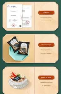 Grosir 5 in 1 gandum hitam sereal Protein tinggi GI rendah makanan sarapan instan sehat meningkatkan sistem pencernaan dan meningkatkan kesehatan - Product Image 6