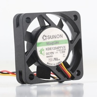 Kipas Pendingin Sunon 5V 24V 48V DC 12V 1.8W AC EC 4010 40X40X10MM 4CM Senyap Inverter Volume Udara Besar Maglev 3-kabel KDE1204PFVX(AF)