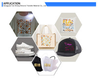 Film de transfert à froid DTF métallisé brillant pour vêtements, 30cm 60cm 75um, Rose Rouge, Or Rose, Argent, Or, haute résistance à la chaleur