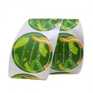 Custom Self-Adhesive Vinyl <b>Stickers</b> <b>Logo</b> <b>Sticker</b> Waterproof <b>Sticker</b> Printing Roll Labels - Product Image 3